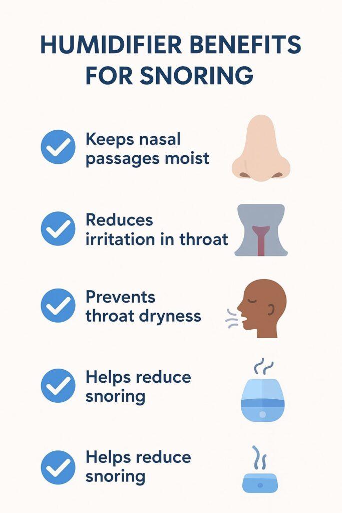 Humidifier Benefits for Snoring